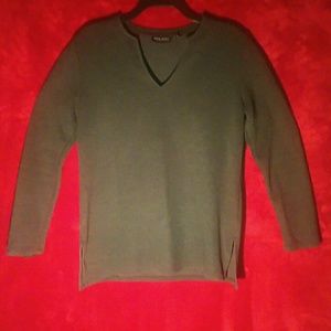 A New York brand V-neck sweater